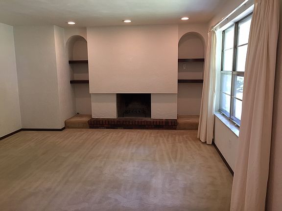 Fireplace, Arched Built-ins