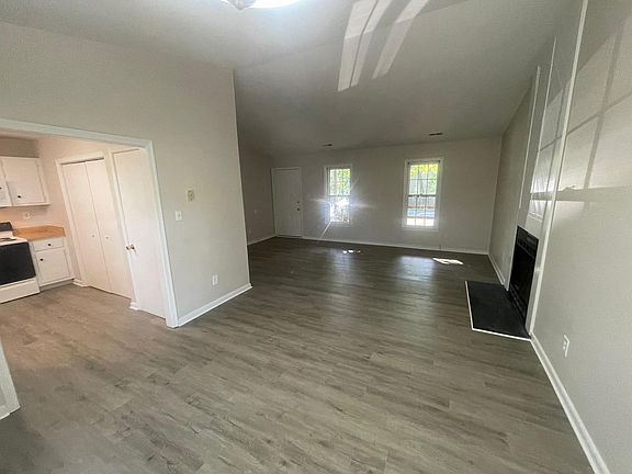 Living room from the eat in dining area.