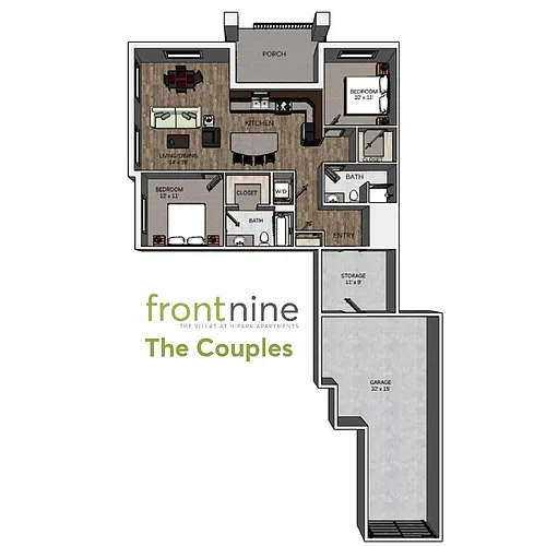 Floor plan FrontNine Villas - The Couples