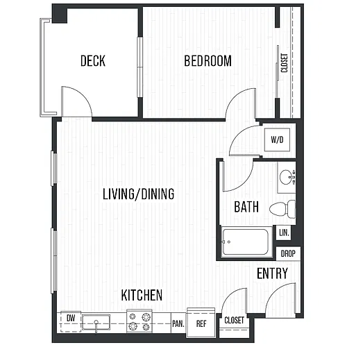 Floor plan Plan 1A