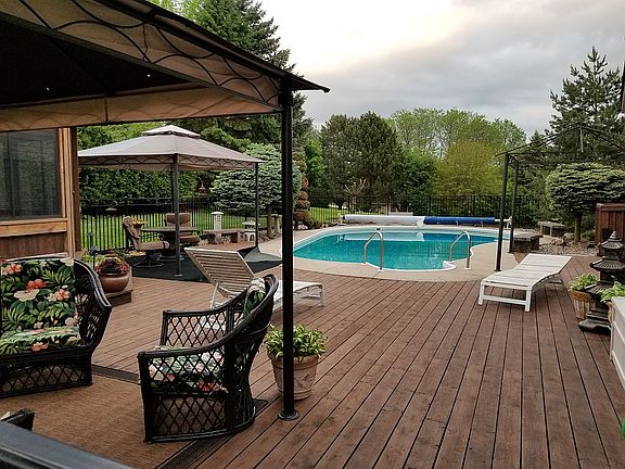 Backyard, Deck and Pool