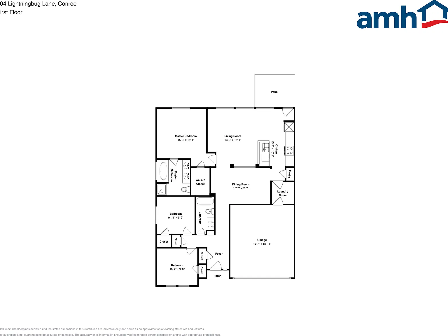 3 bed, 2.0 bath, 1416 sqft, $1,725 — Photo 2
