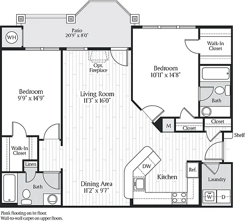 Floor plan The Dogwood