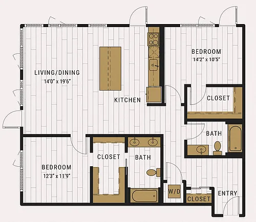 Floor plan B2J