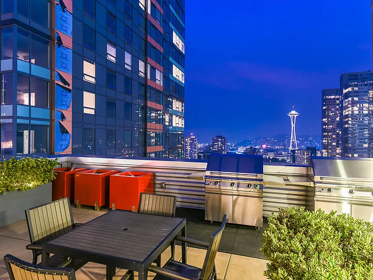 The Martin boasts incredible views of the Seattle skyline