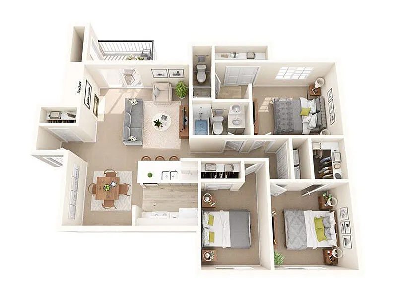 Floor plan 3X2