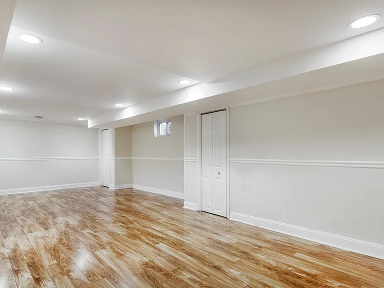 Basement recreation room.