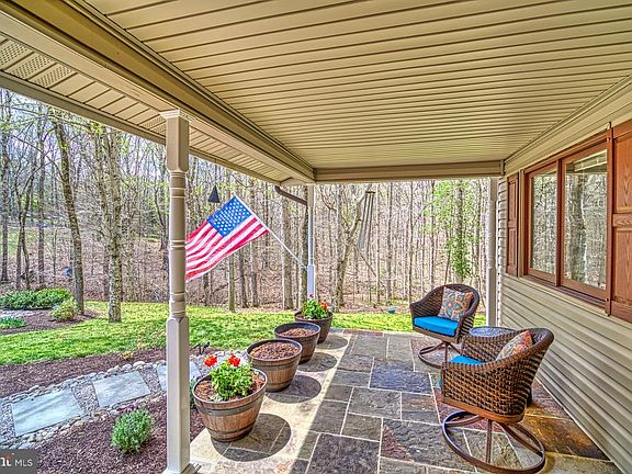 Welcoming~slate front~porch