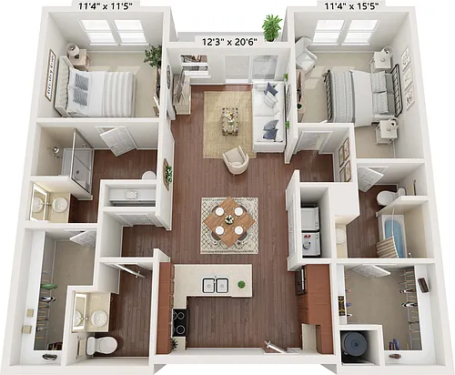 Floor plan Vail