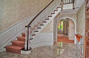 beautiful curved staircase