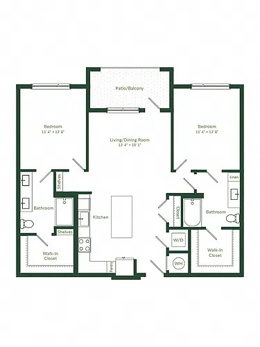 Floor plan B1-M1