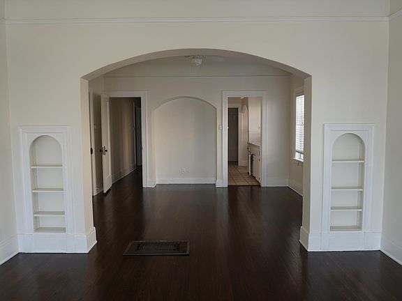 Living room and dining room