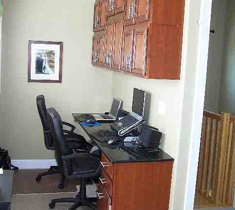 Built in desk in Master