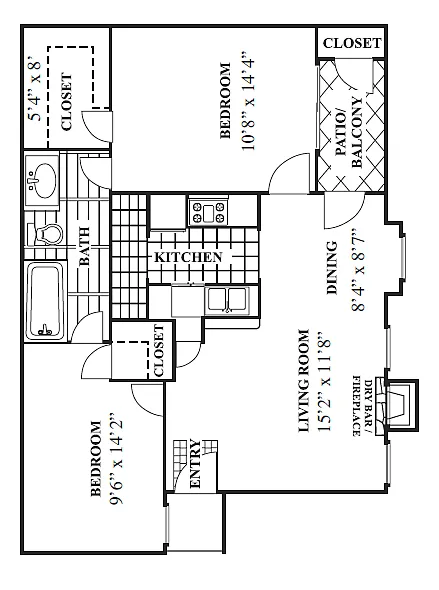Floor plan B1