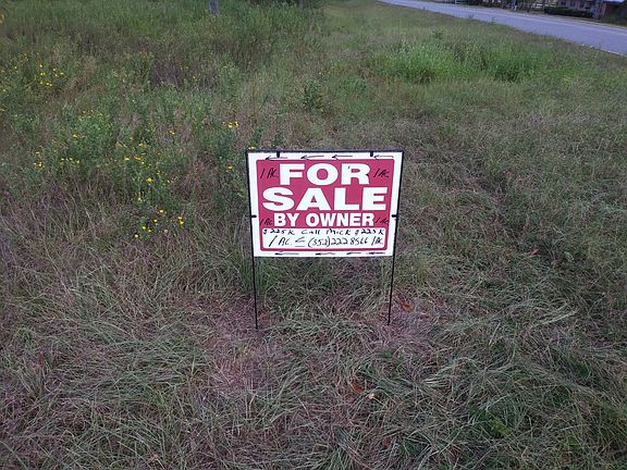 Lookout for my for sale sign