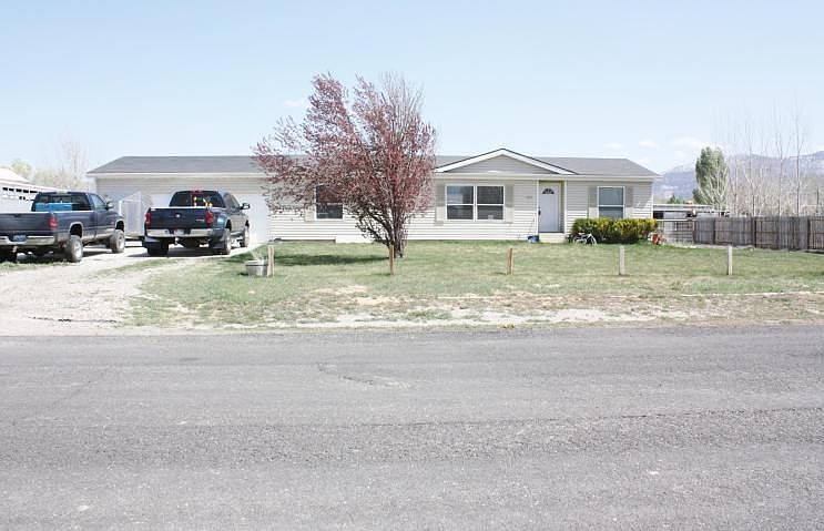 Front of home and garage