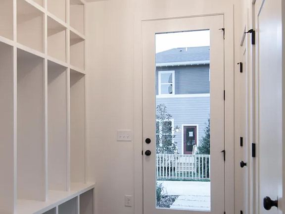 Entry way with mud room