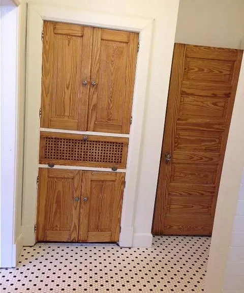 Bathroom storage in bath #1
