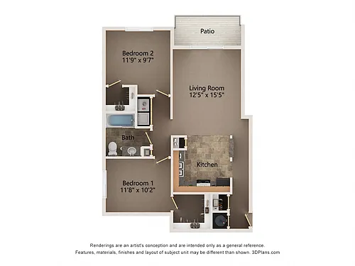 Floor plan Willow