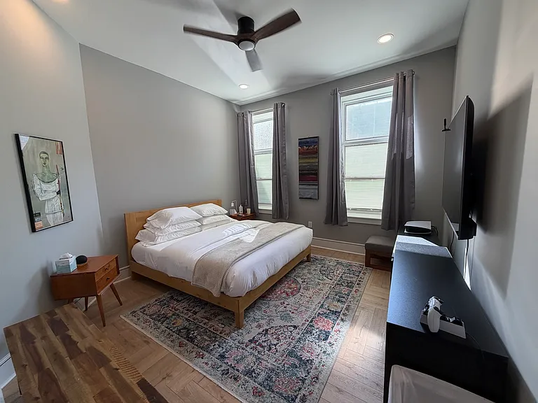 2nd bedroom with walk-in closet and Playstation 5