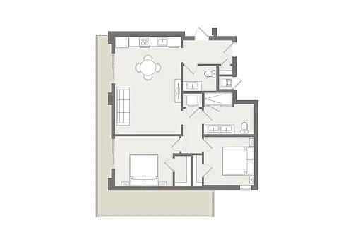 Floor plan B3