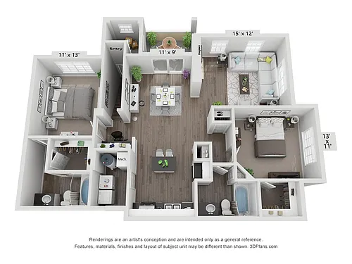 Floor plan B2