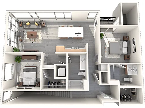 Floor plan Vive on the Park - Mission