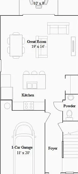 Level 1 floorplan