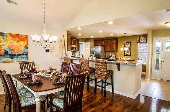 Open Floor Plan Dining Room