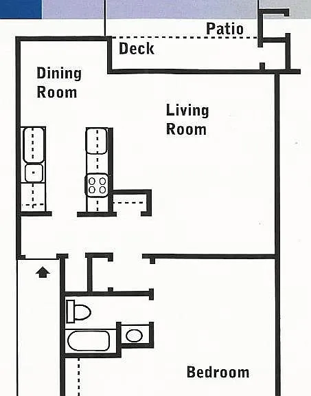 1 bed 1 bath Flat
