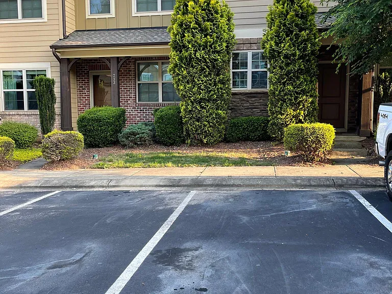 2 designated parking in front