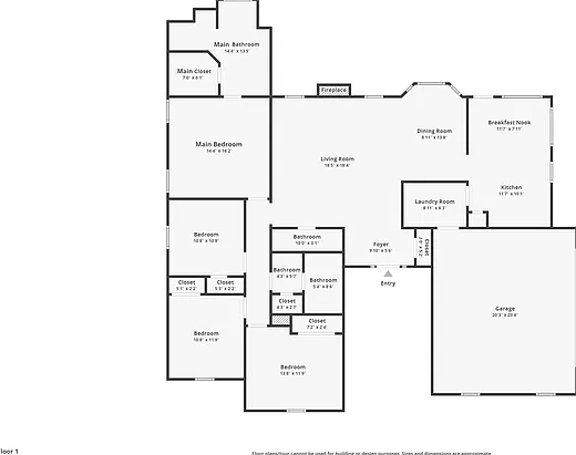 4 bed, 2.5 bath, 1948 sqft, $1,895 — Photo 2