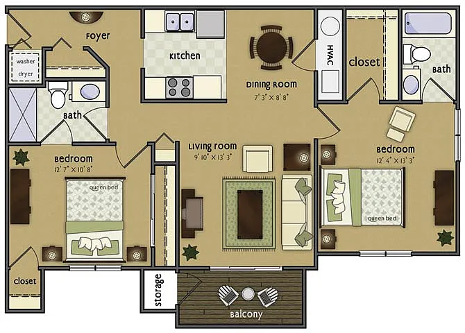 Floor plan Irvington