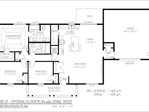 3 bedrooms no basement