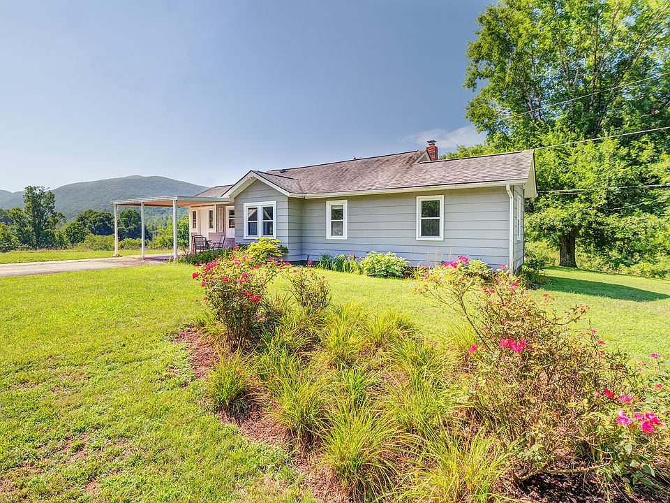Front of house with views