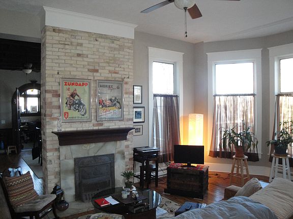 living room facing kitchen