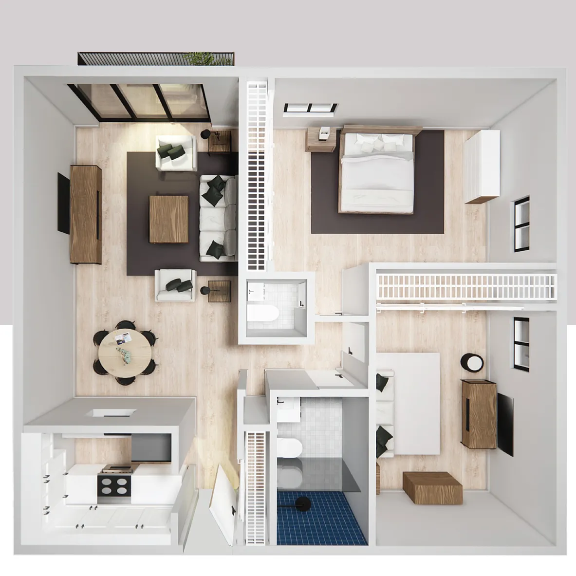 Floor plan Two Bedroom