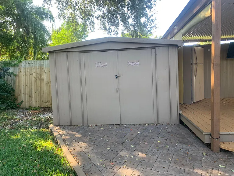 Extra storage shed