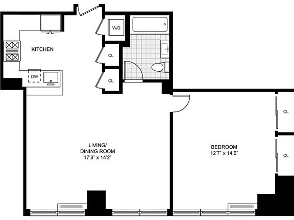2nd image of 225-227 W 60th St #7A