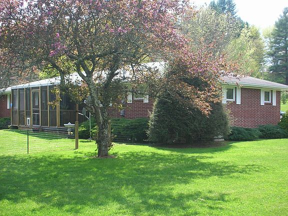 Back of Home - mature landscaping