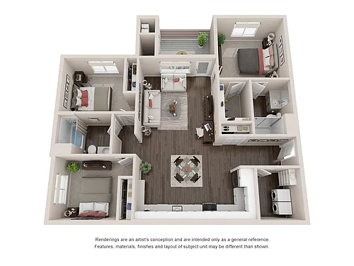 Floor plan 3 Bedrooms