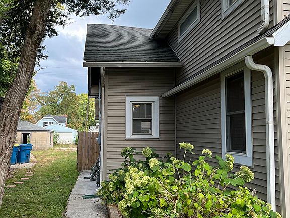 Side of house, sidewalks, privacy fence
