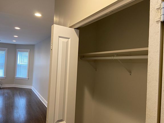 Ample closet space.