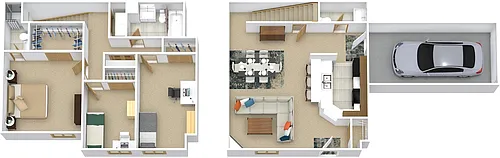 Floor plan Mayflower Townhome