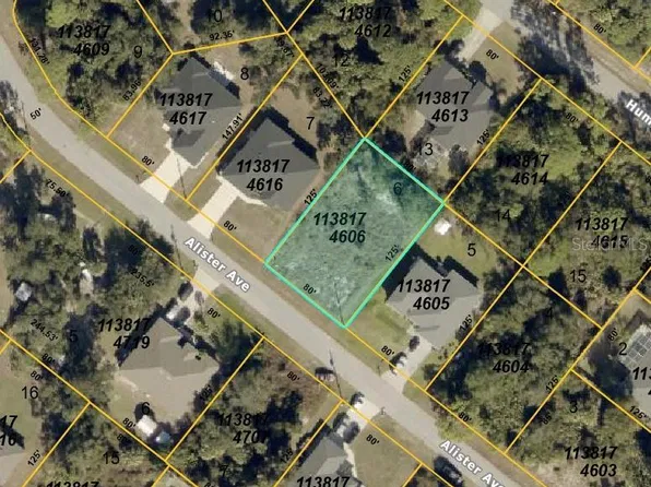 2784 ALISTER AVENUE LOT 6, NORTH PORT, FL 34288