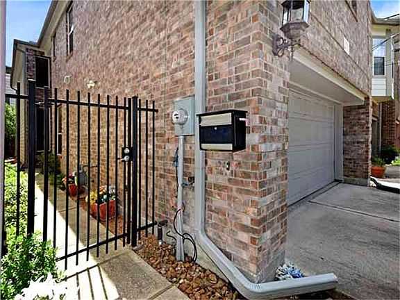 Two car garage, and private gated entry to front door.