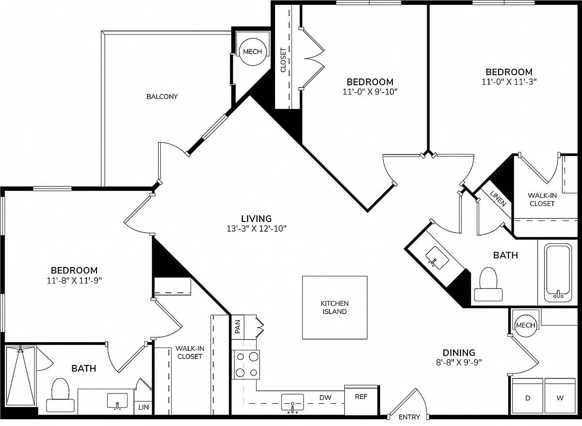 Floor plan C1