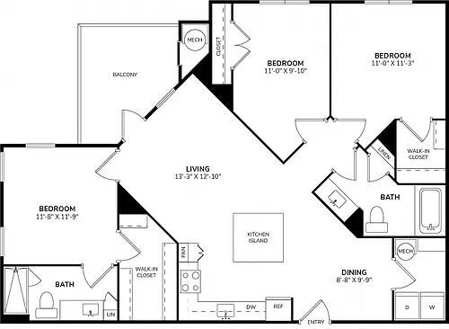 Floor plan C1