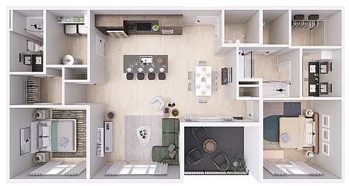 Floor plan South Bank-2D Signature West