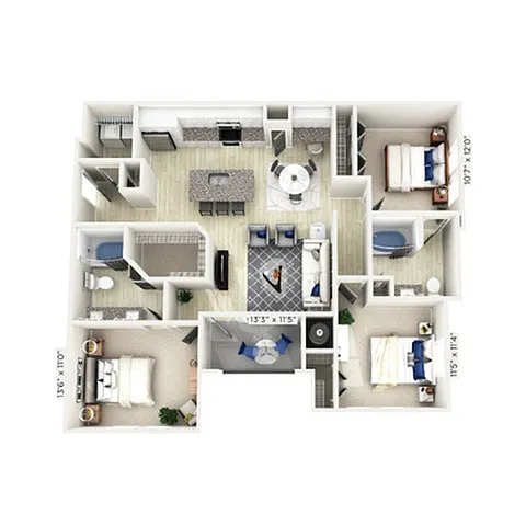 Floor plan The Sunset